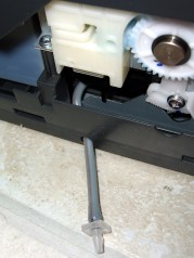 Hole in case and rerouted hose