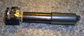 Finished spanner engaged in nut