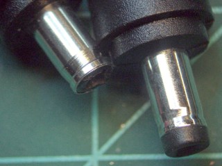 Broken vs original coaxial power tips