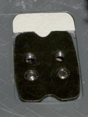 SPD cleat backing plate gap filler
