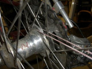Hub end of FIberFix spoke