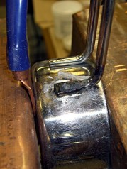 cimg5109 - Silver-soldered handle - right side Silver-soldered handle - right side