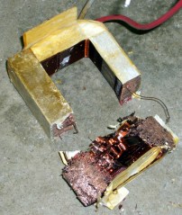 cimg1954 - Removed secondary winding Removed secondary winding