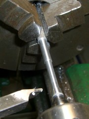 cimg5210 - Turning the plug OD Turning the plug OD