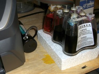 cimg5231 - Elevated continuous ink reservoir Elevated continuous ink reservoir