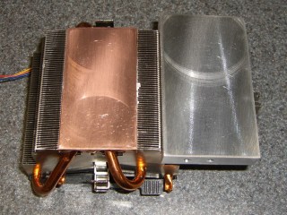 cimg5258 - Flattened heatsink and spreader Flattened heatsink and spreader