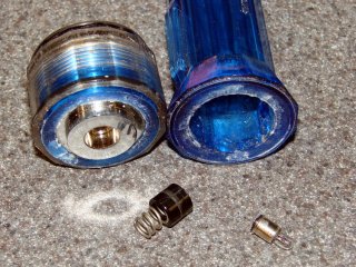 Broken flashlight case