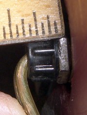 Floor lamp base - cord exit