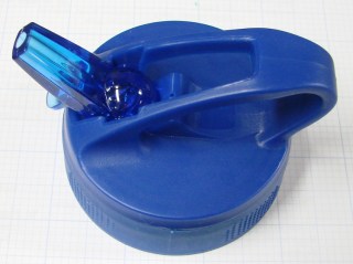 dsc05953 - Water bottle cap showing vent hole Water bottle cap showing vent hole