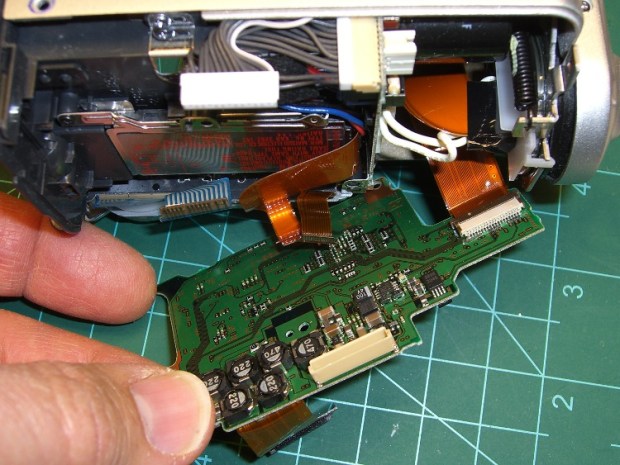 cimg5554 - DSC-F717 main board cables - rear DSC-F717 main board cables - rear