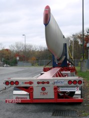 Wind turbine blade - end view