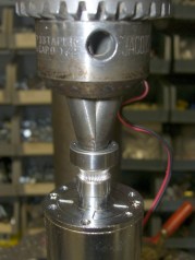 cimg5609 - Seating extruder drive on motor shaft Seating extruder drive on motor shaft