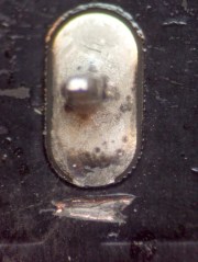 Disconnected +12 V screw terminal pin