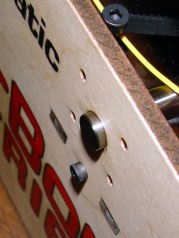 Y axis rod protrusion