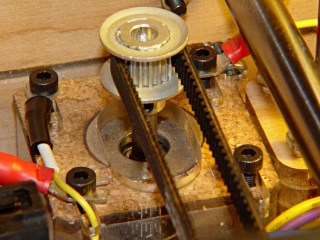 Y Axis motor with static drains