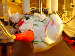 Cloth insulation - final wrap