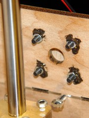 Y axis rod cover nuts