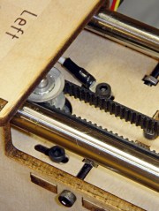 Adjusted X axis motor position