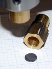 Laser aligner polarizing filter detail