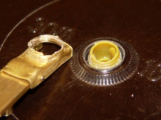 Stripped handle threads