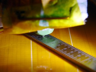 dsc00354 - Taper gauge below nozzle Taper gauge below nozzle