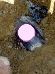 Pipe plug in position