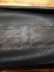 dsc00453 - Schwalbe Maration tire with liner abrasion Schwalbe Maration tire with liner abrasion