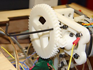 dsc00500 - Stepper Extruder - motor mount access hole Stepper Extruder - motor mount access hole