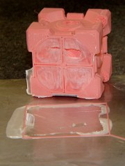 Companion Cube - Bottom surface with ABS coating