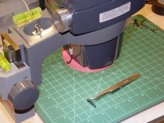 Microscope with LED illuminator