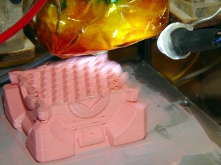 Companion Cube on ABS coated plate