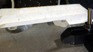 Flycut and drilled epoxy fill