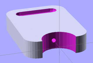 Pin holder - OpenSCAD model