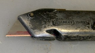 cimg5817 - Utility cutter with marked blade Utility cutter with marked blade