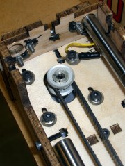 New X axis 34 mm NEMA 17 motor in place