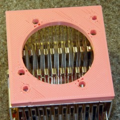 Fan adapter plate