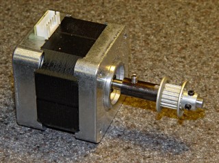 dsc00624 - Y axis motor shaft extension Y axis motor shaft extension