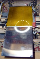 cimg5912 - Built plate on 8 mil shimstock sheet Built plate on 8 mil shimstock sheet