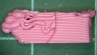 Caliper part - heavy blobbing