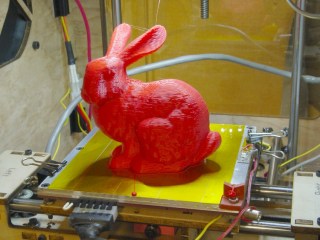 Stanford Bunny on platform