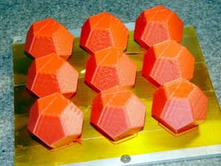 Dodecahedra - 50 mm per sec