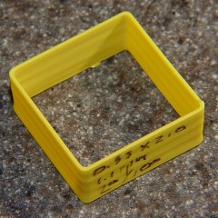 Thin wall box - yellow 1.10 rpm 0.33 x 0.66 mm