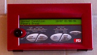 Panera Bread alarm panel - bad clock