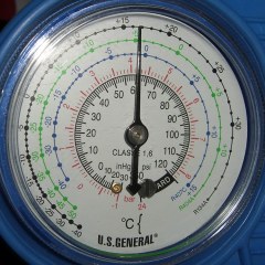 Harbor Freight AC Low Pressure Gauge