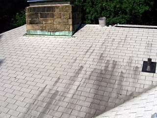 cimg6002 - Copper effect on roof discoloration Copper effect on roof discoloration