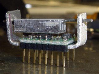 Pololu stepper board - crude heatsink