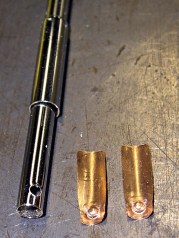 Inspection mirror shaft friction springs