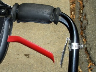 Lawn mower - compound leverage handle