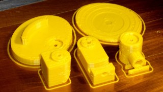 Helmet mirror mount on build platform - smaller mirror shaft