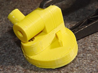 Mirror mount - glued and clamped